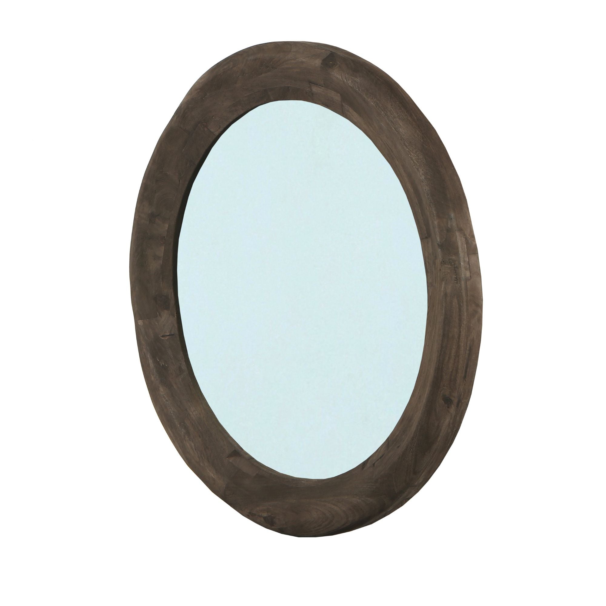 Spiegel Noam Brown Mango Wood Round L