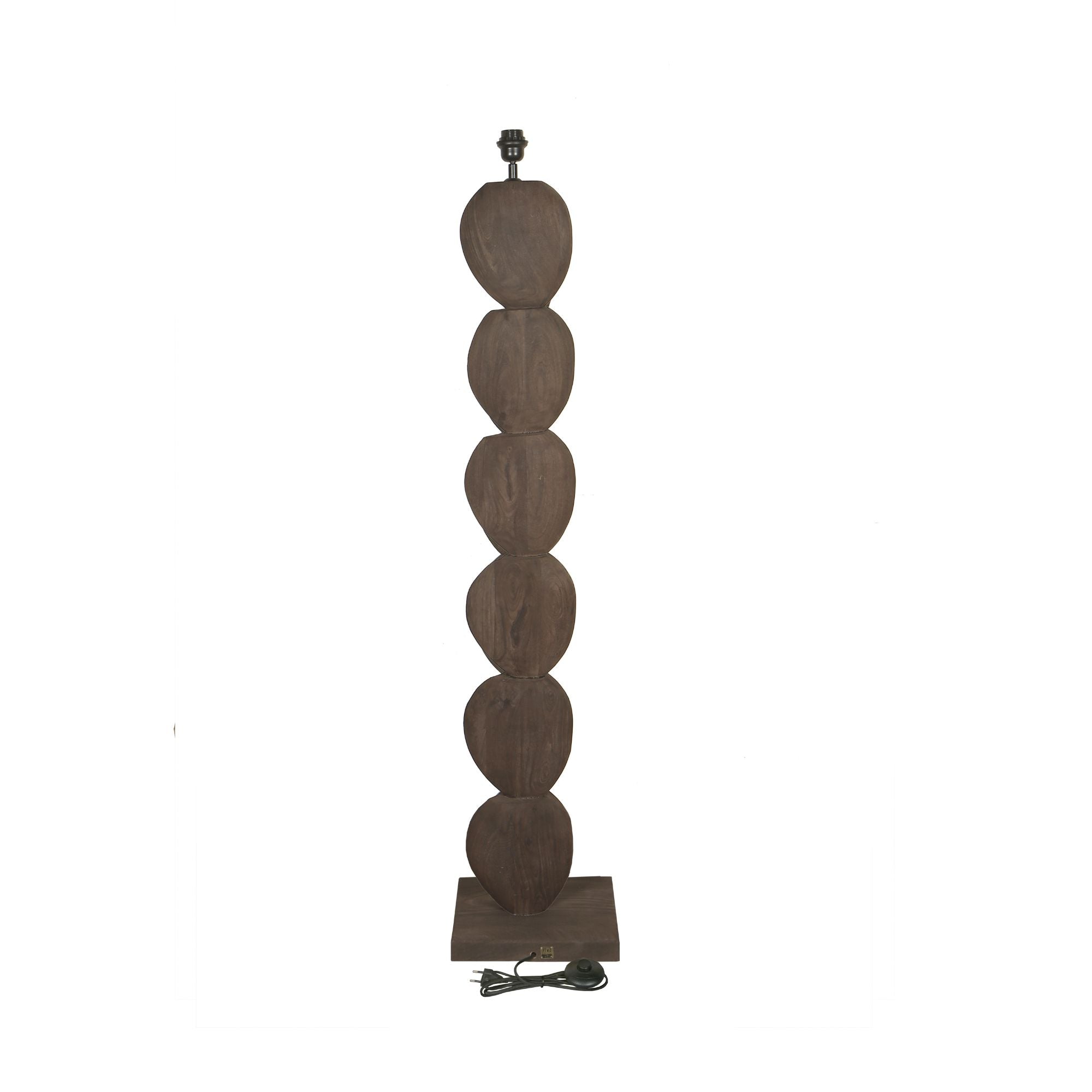 Kodey Brown Mango Wood Floor Lamp Base