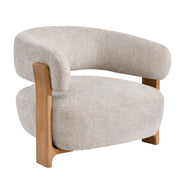 Mire Cream Fauteuil Legacy 15 Dove Rubber Wood