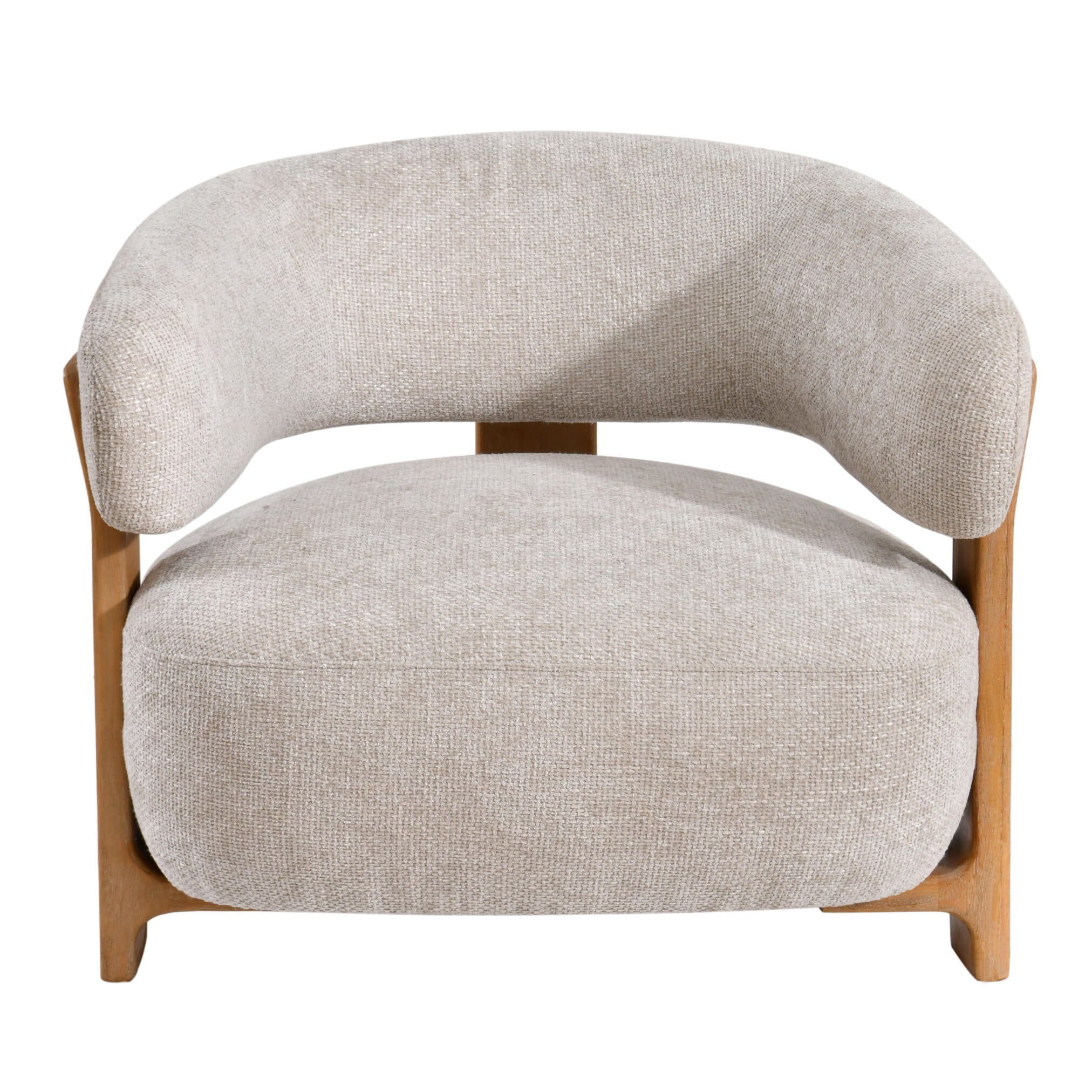 Mire Cream Fauteuil Legacy 15 Dove Rubber Wood