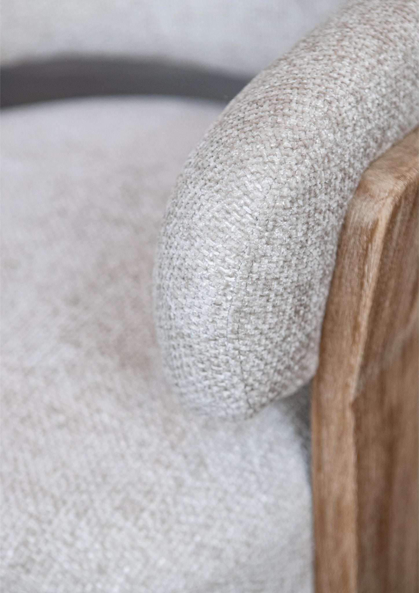 Mire Cream Fauteuil Legacy 15 Dove Rubber Wood