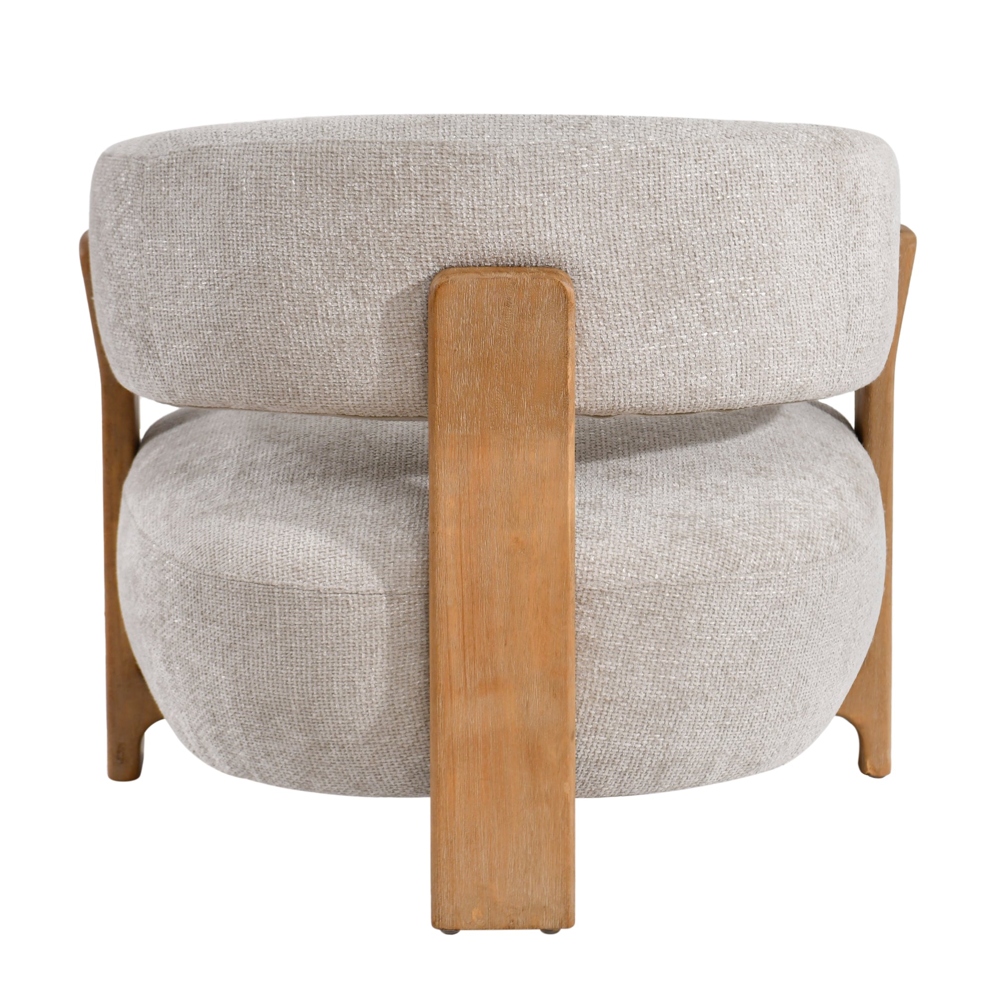 Mire Cream Fauteuil Legacy 15 Dove Rubber Wood
