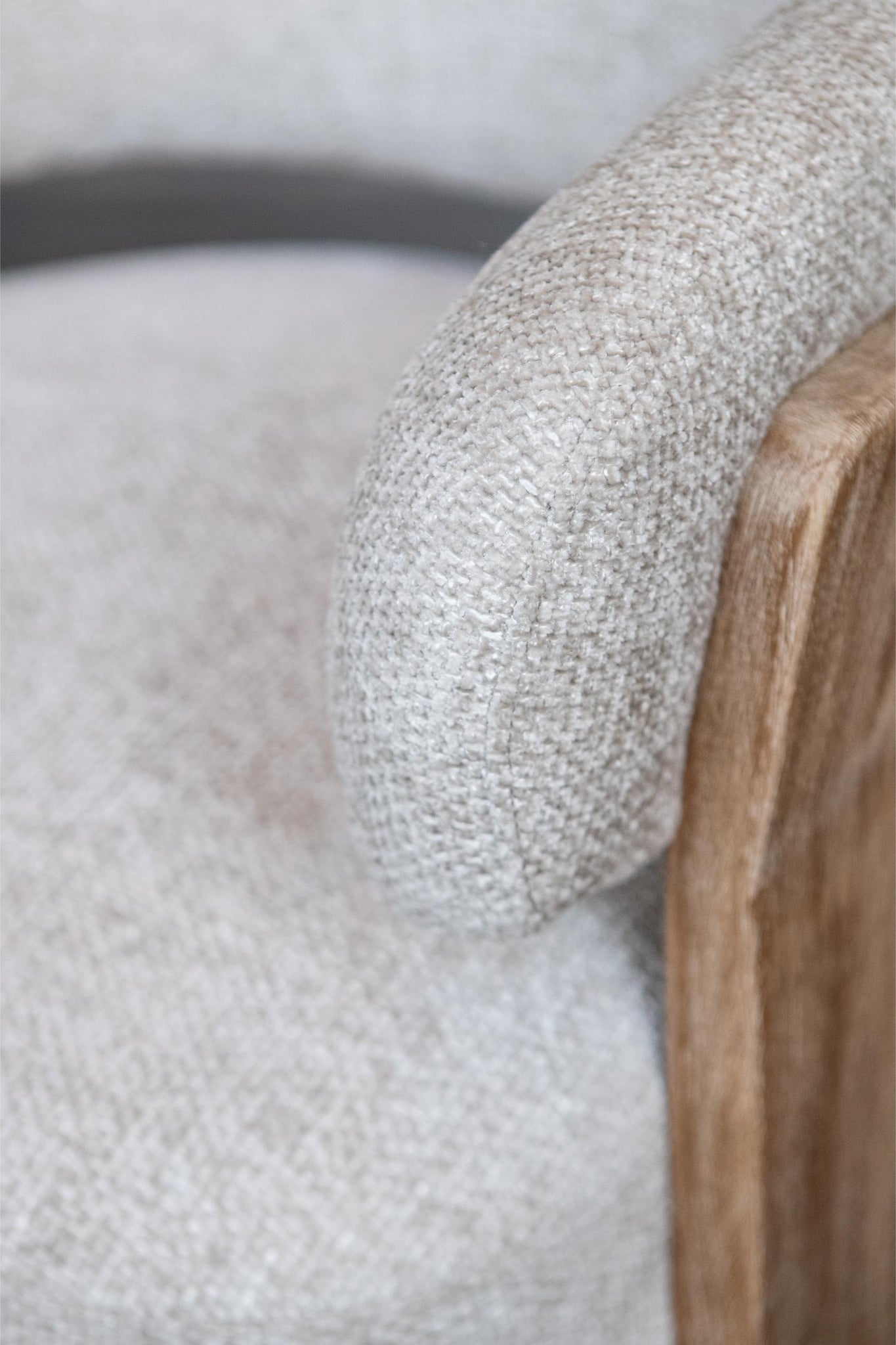 Mire Cream Fauteuil Legacy 15 Dove Rubber Wood