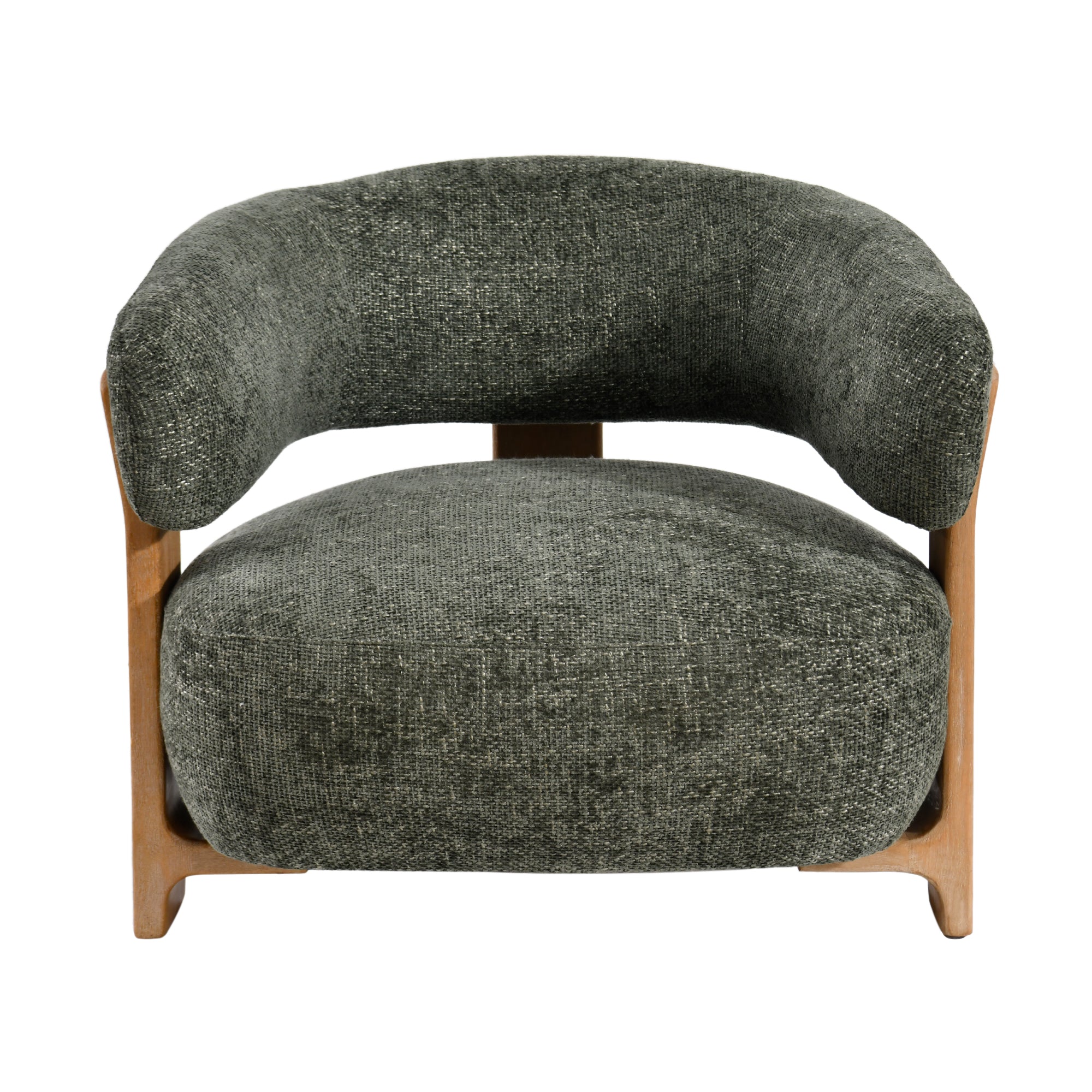 Mire Green Fauteuil Legacy 10 Olive Rubber Wood