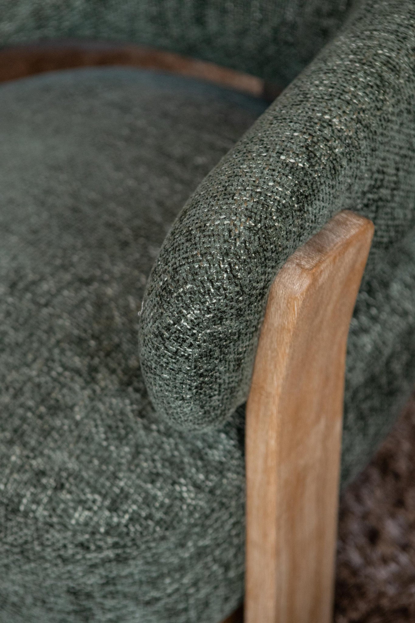 Mire Green Fauteuil Legacy 10 Olive Rubber Wood