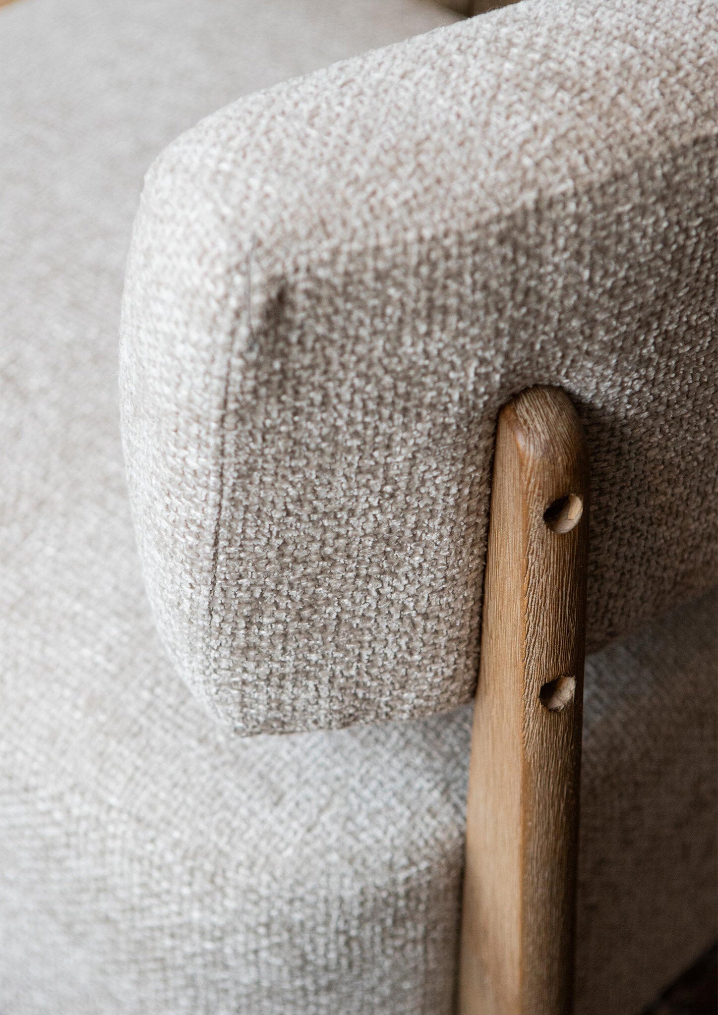 Vale Fauteuil Legacy 15 Dove Rubber Wood