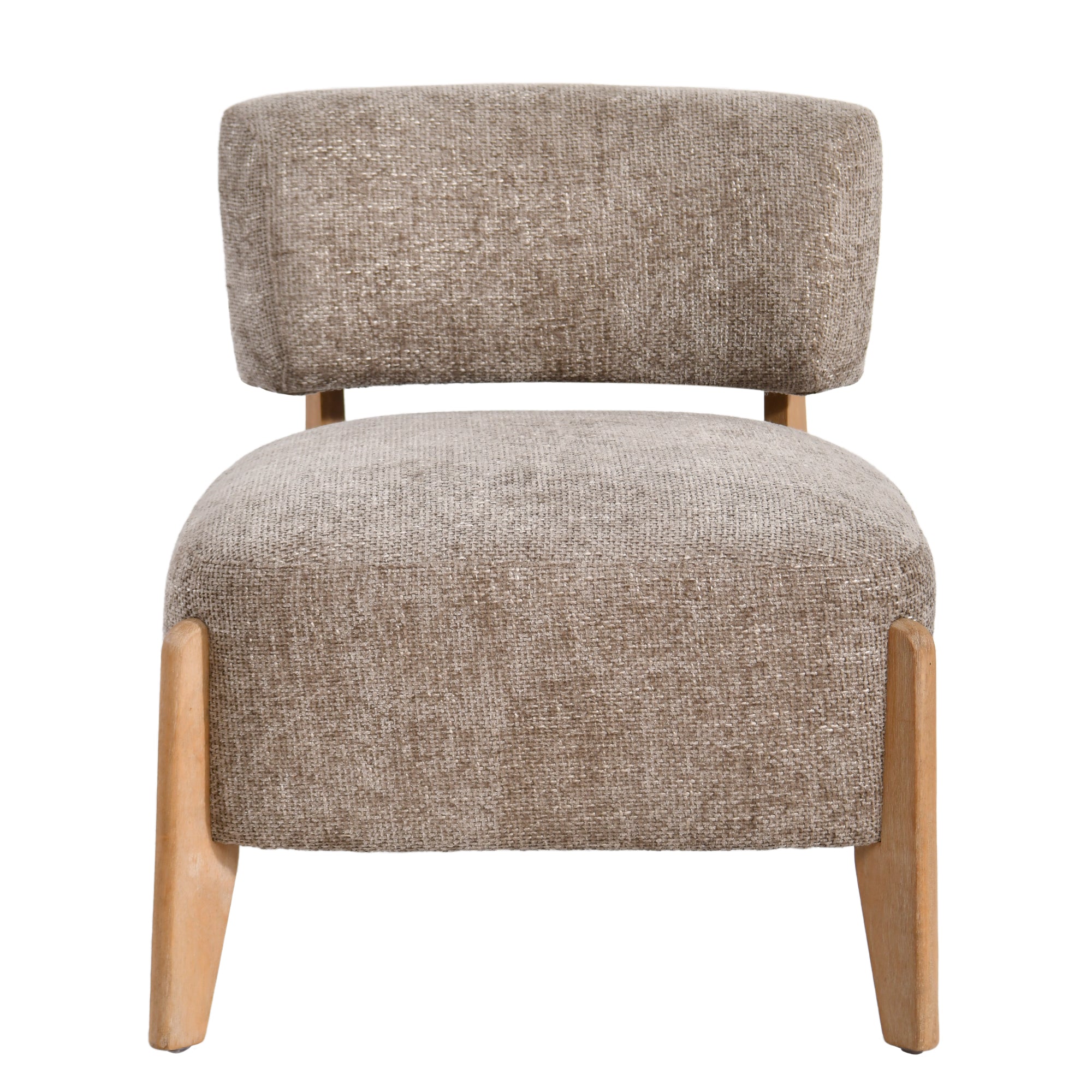 Vale Taupe Fauteuil Legacy 3 Mink Rubber Wood