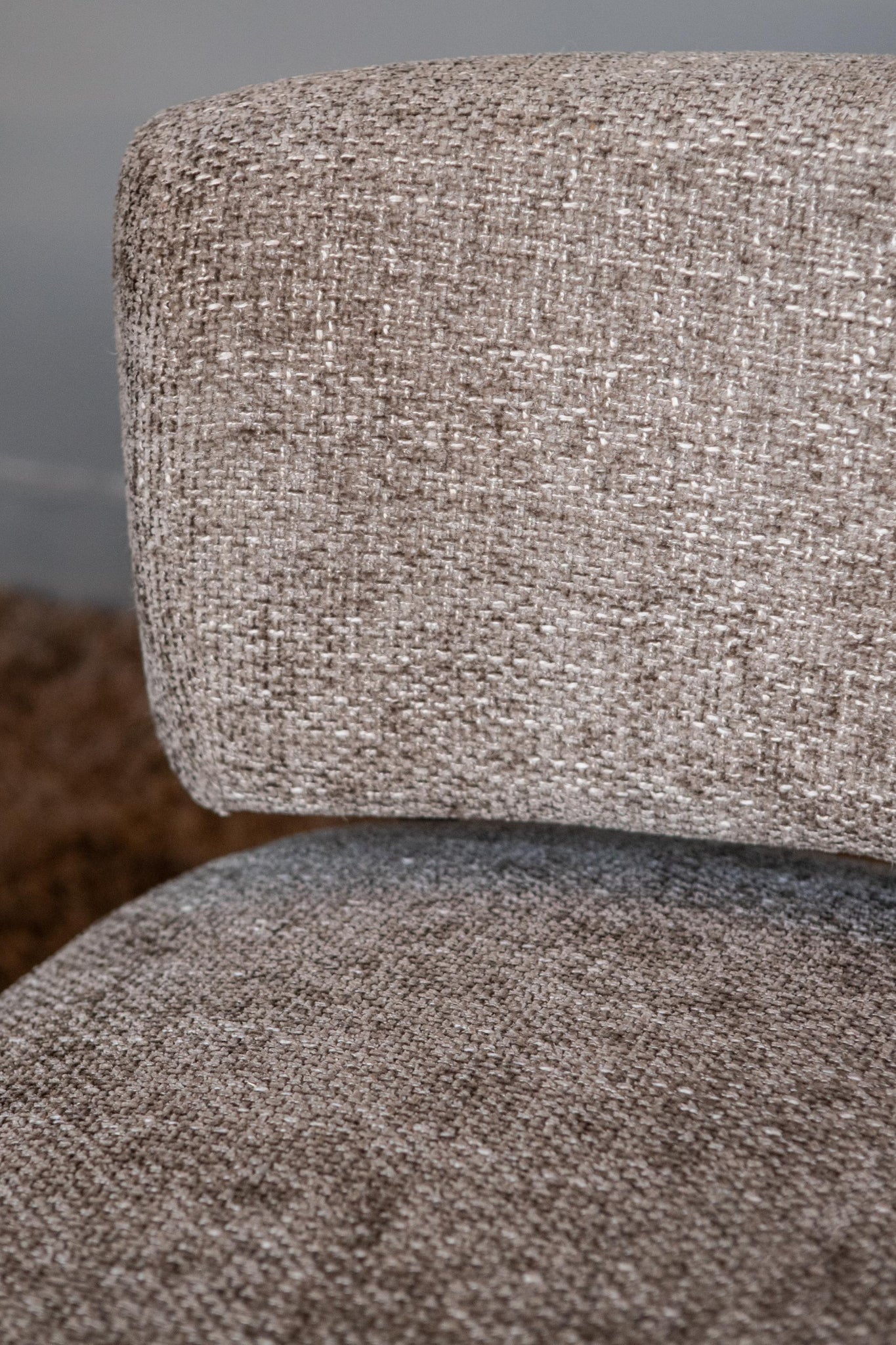 Vale Taupe Fauteuil Legacy 3 Mink Rubber Wood