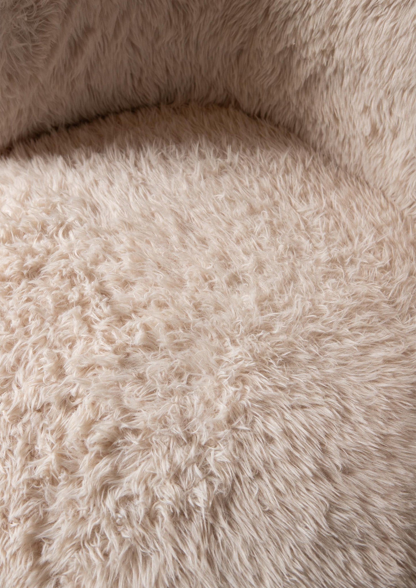 Fauteuil Aphrodite Small Fur Beige