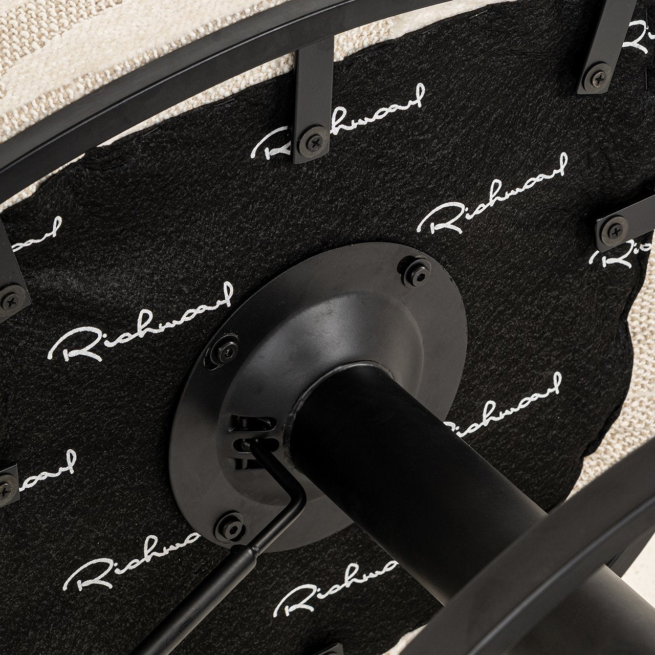 Bar/counterstoel Cheyenne beige graffic (Beige graffic)