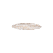 Waved Oval M Tray - Brown