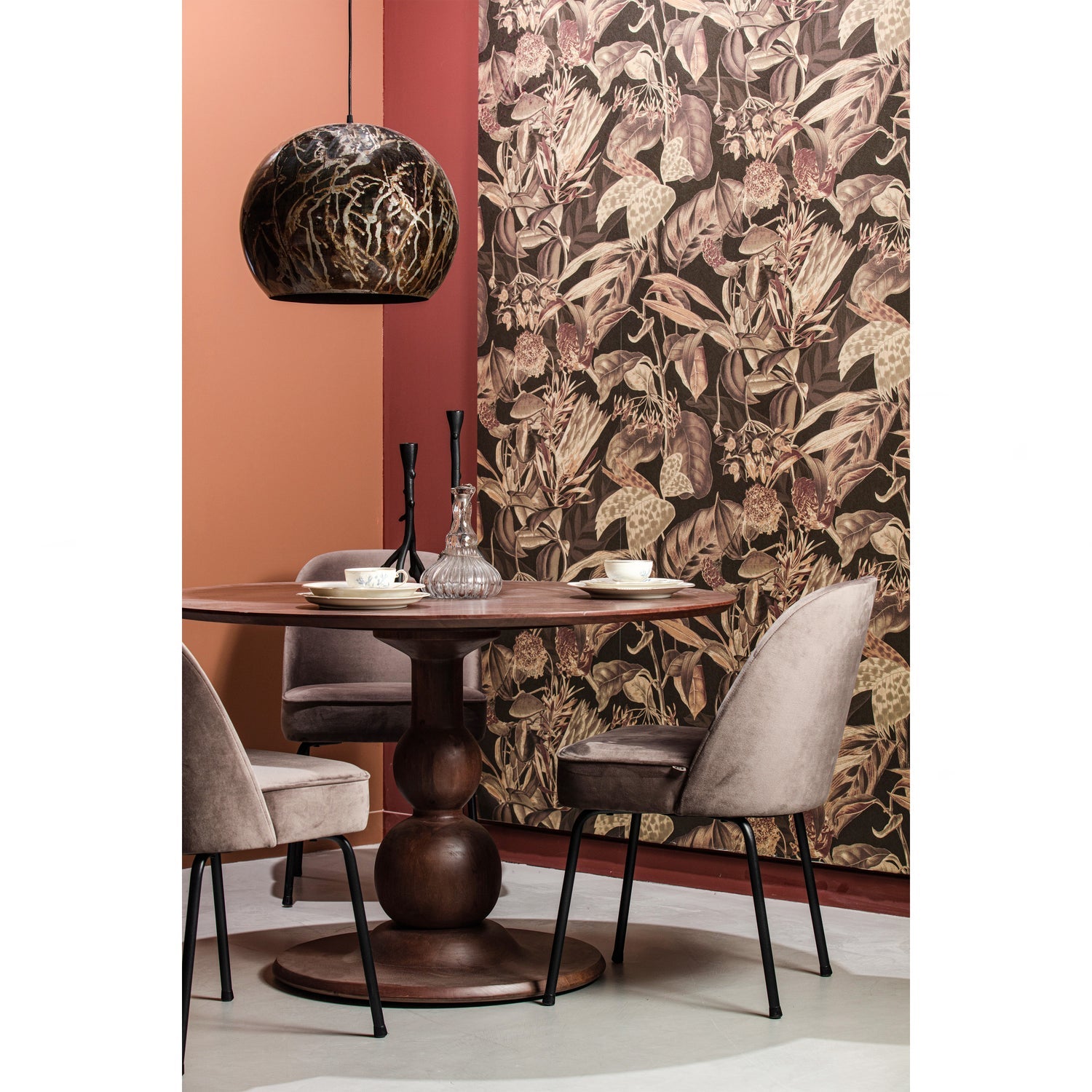 Eettafel Blanco 120 cm mango walnoot