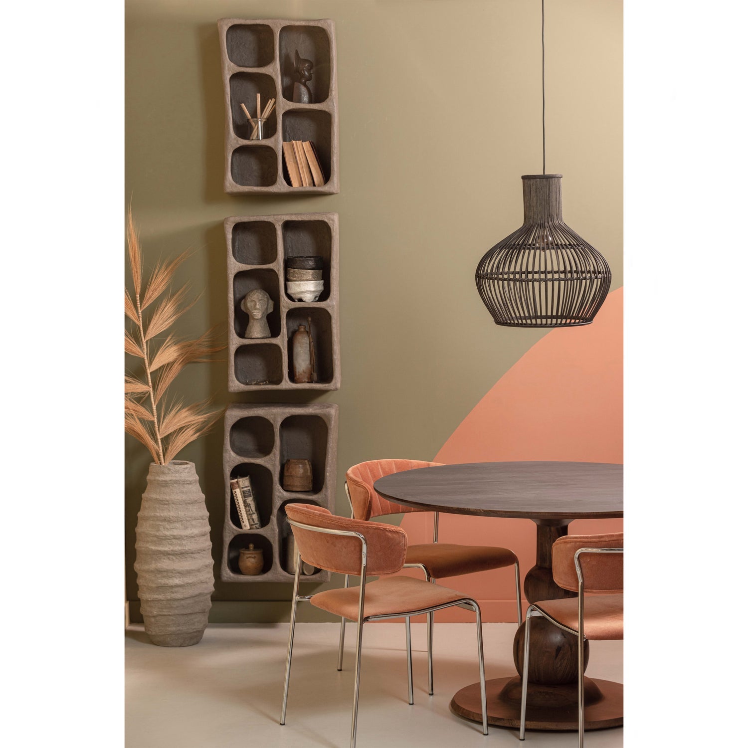 Eettafel Blanco 120 cm mango walnoot