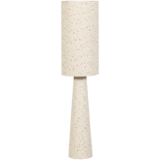Vloerlamp Loft metaal/bouclé naturel met stippen