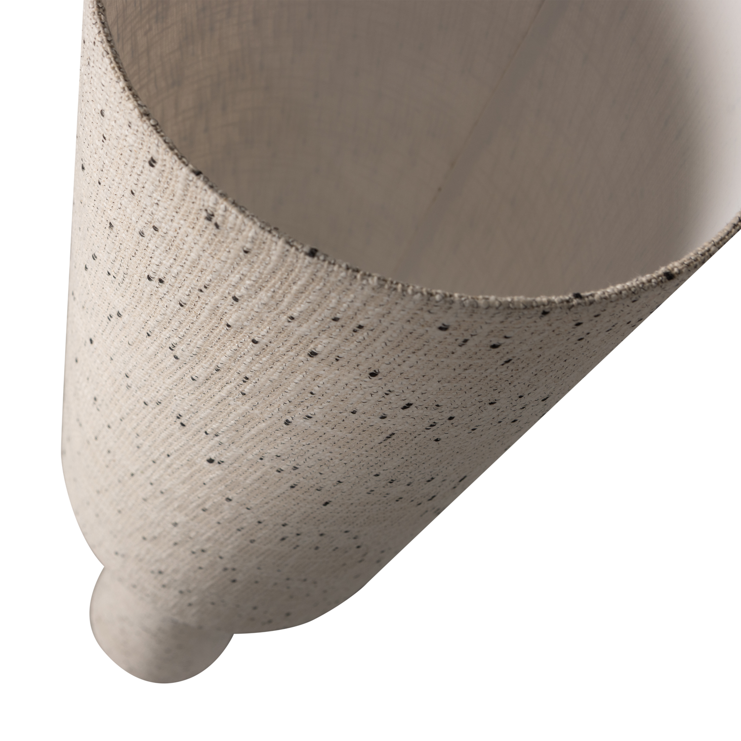 Vloerlamp Loft metaal/bouclé naturel met stippen