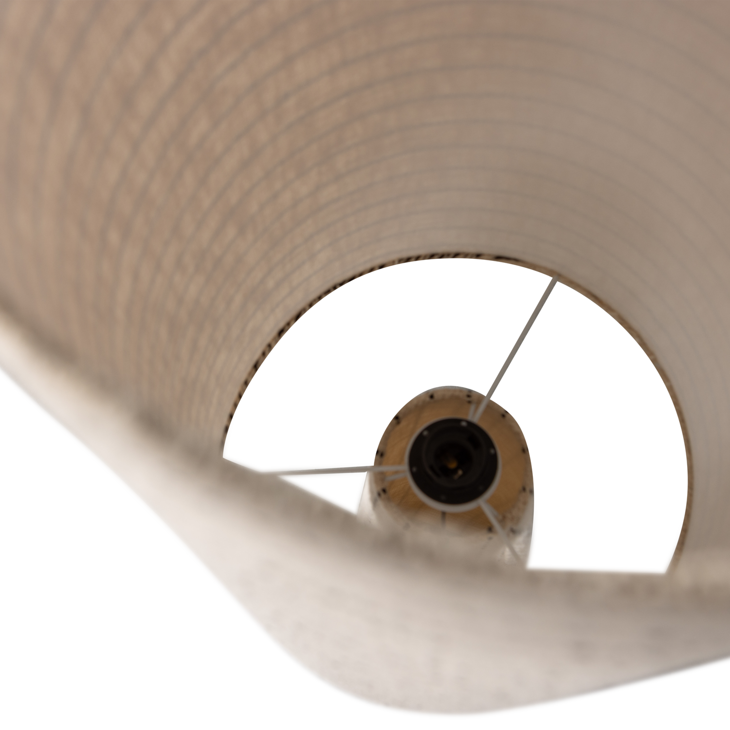 Vloerlamp Loft metaal/bouclé naturel