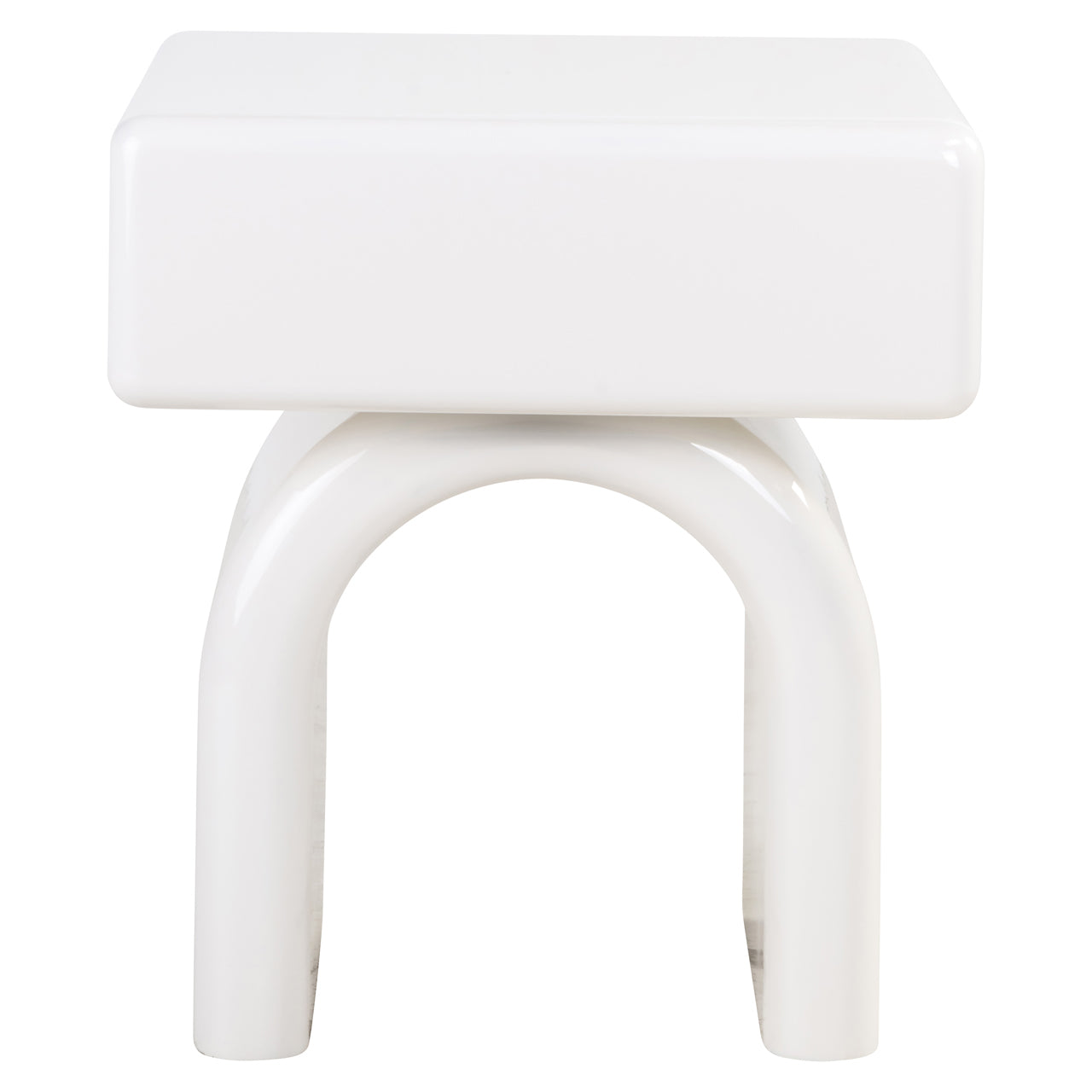 Bijzettafel Bennet coconut milk 1-drawer