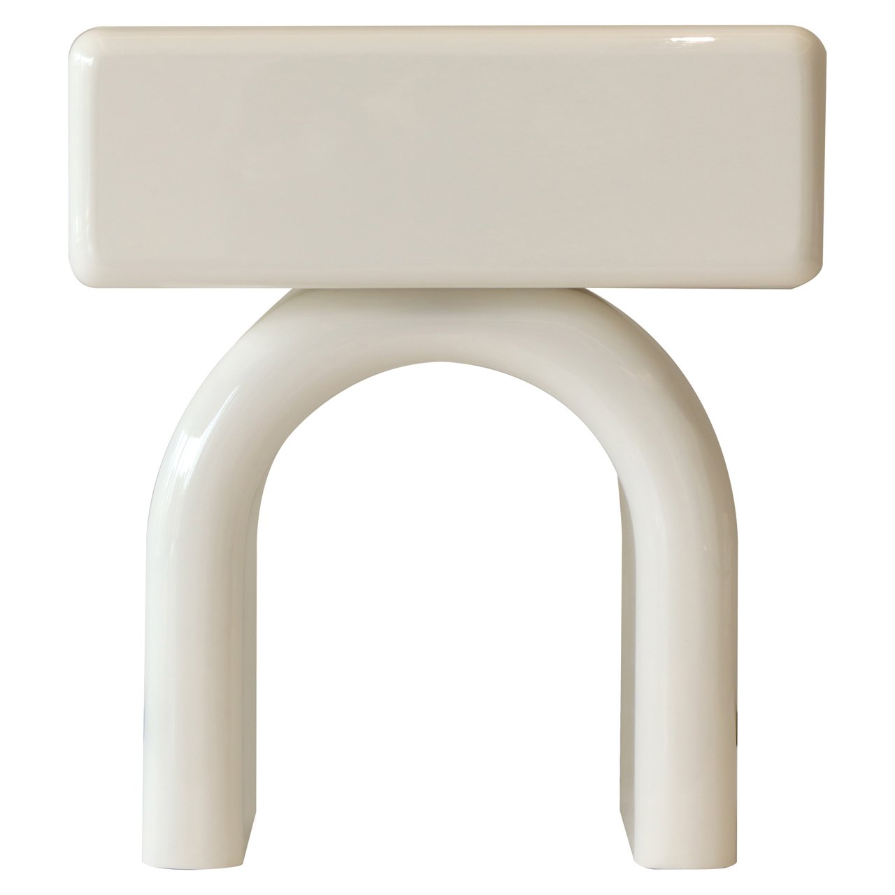 Bijzettafel Bennet coconut milk 1-drawer