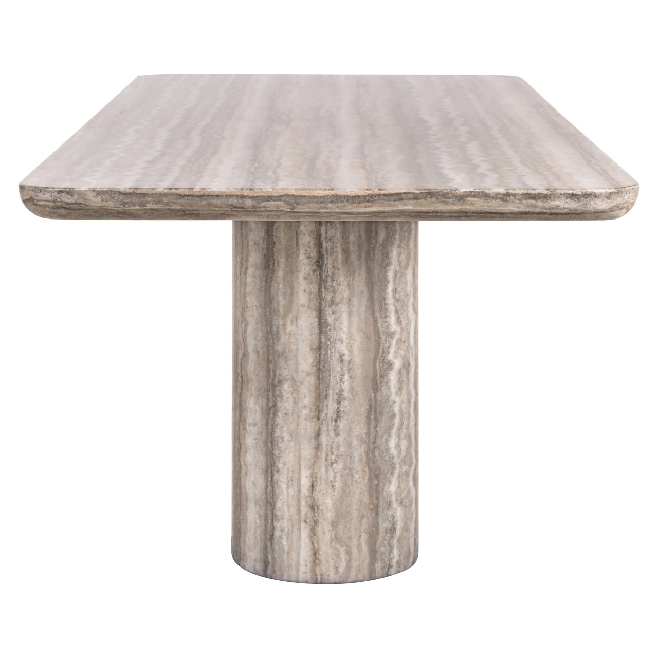 Dining table Nebula grey 225 faux travertine