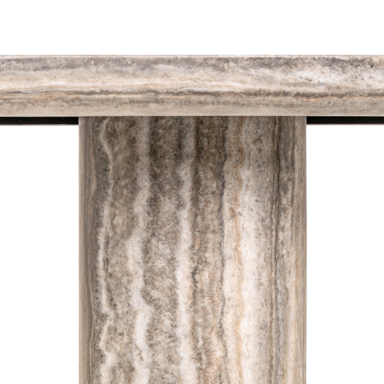 Dining table Nebula grey 225 faux travertine