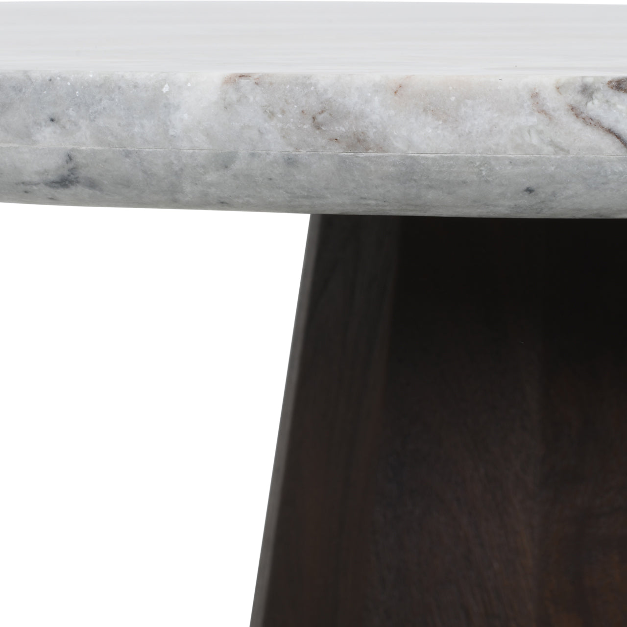 Dining table Oberoy 130Ø (Brown)