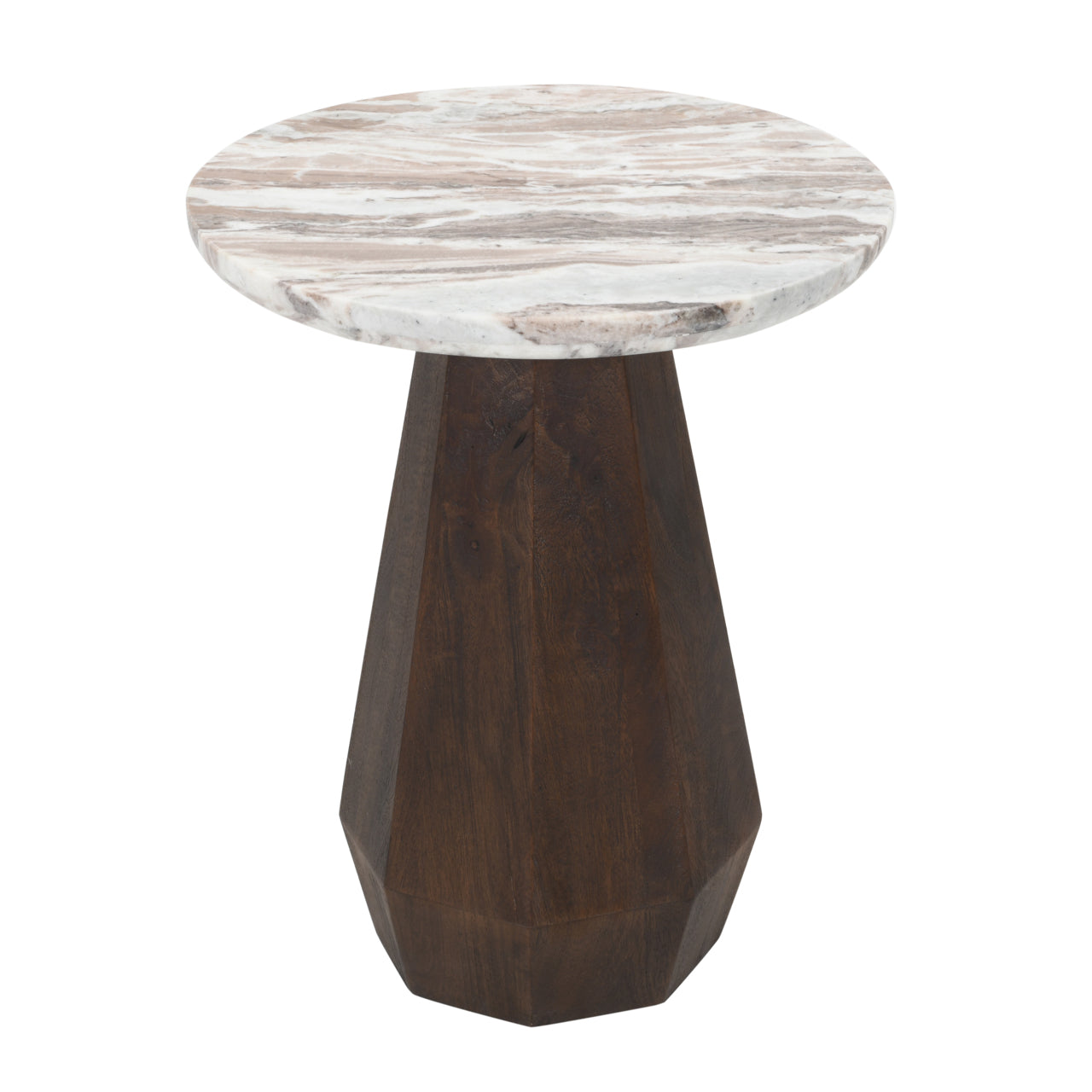 Side table Oberoy 45Ø (Brown)