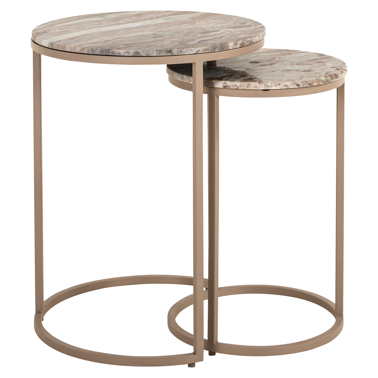 Fairfax side table set of 2 (Stone)