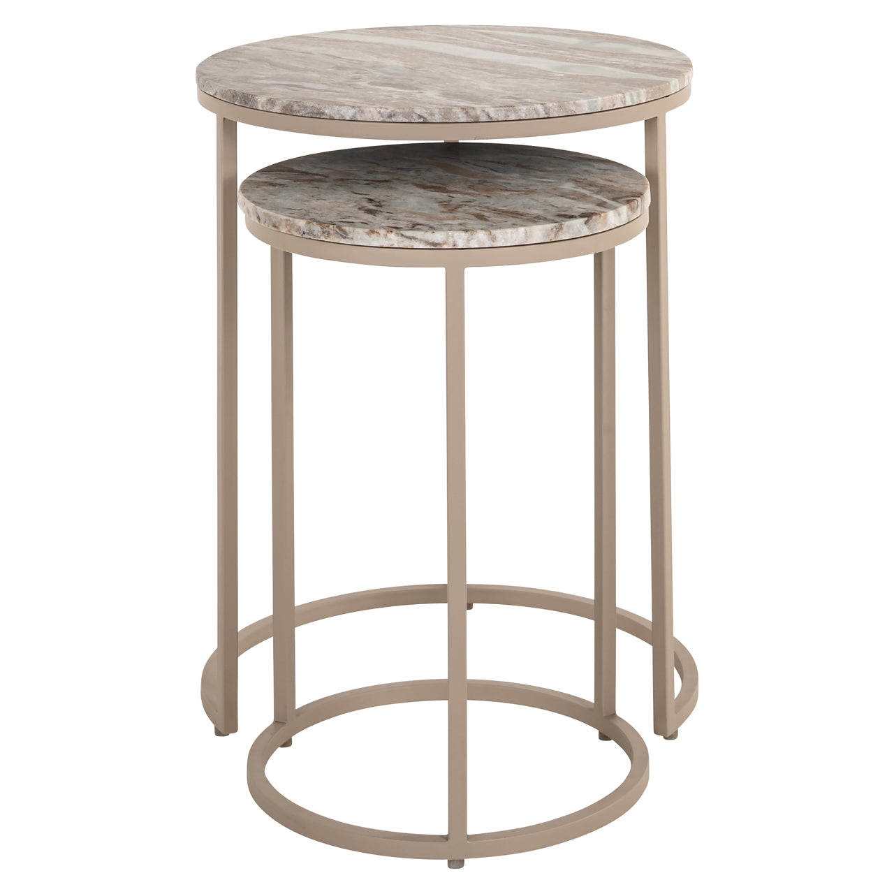 Fairfax side table set of 2 (Stone)