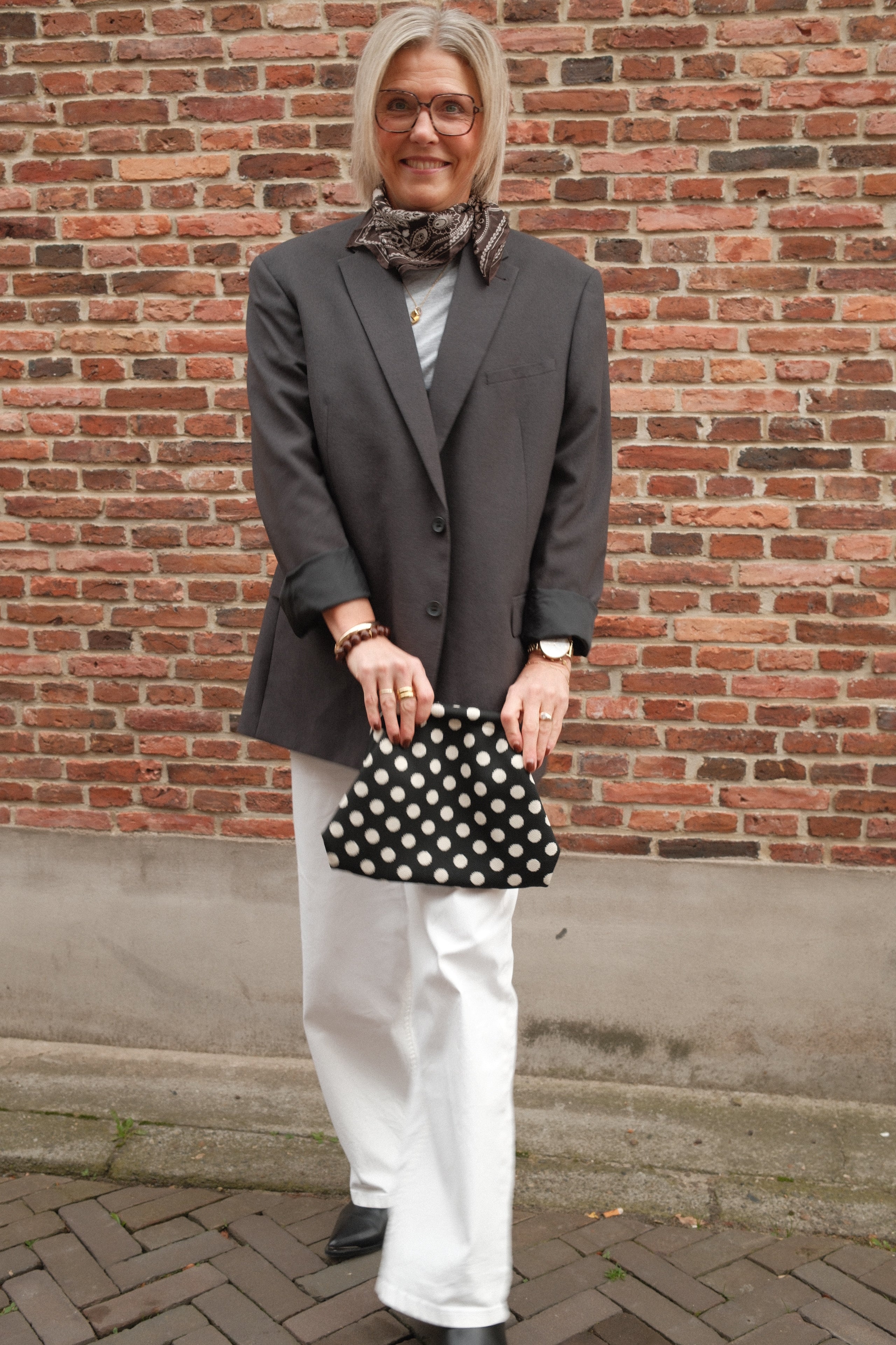 Polkadot Clutch - Zwart