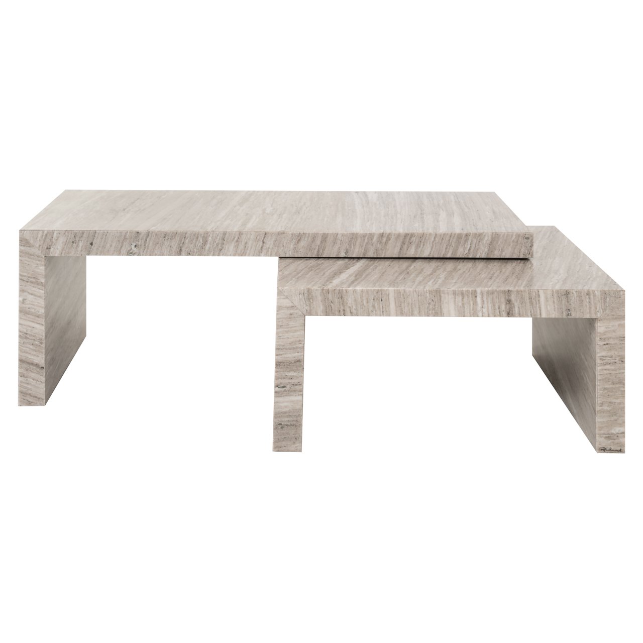 Salontafel Novaz sand set of 2