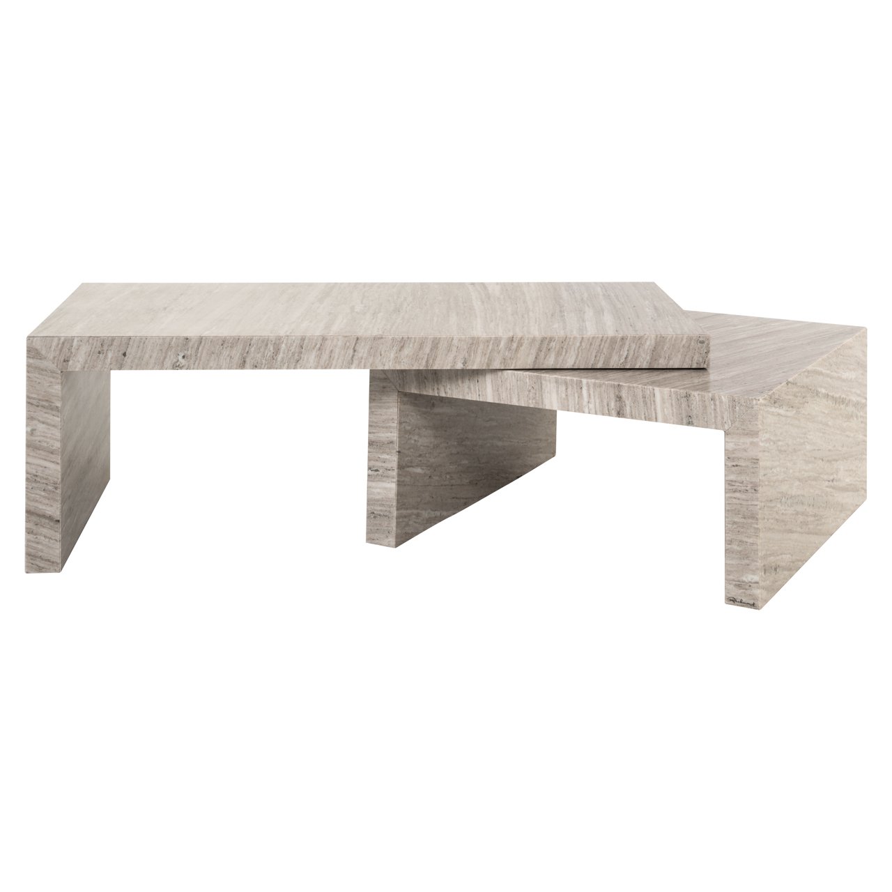 Salontafel Novaz sand set of 2
