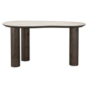 Bureau Ritz Travertin en eiken, 150 x 75cm