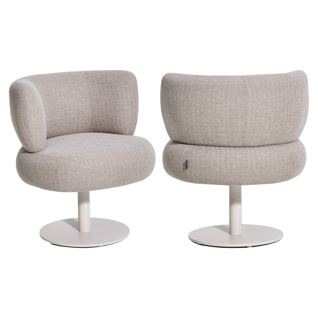 Eetkamerstoel Outdoor Mason greige alpine swivel
