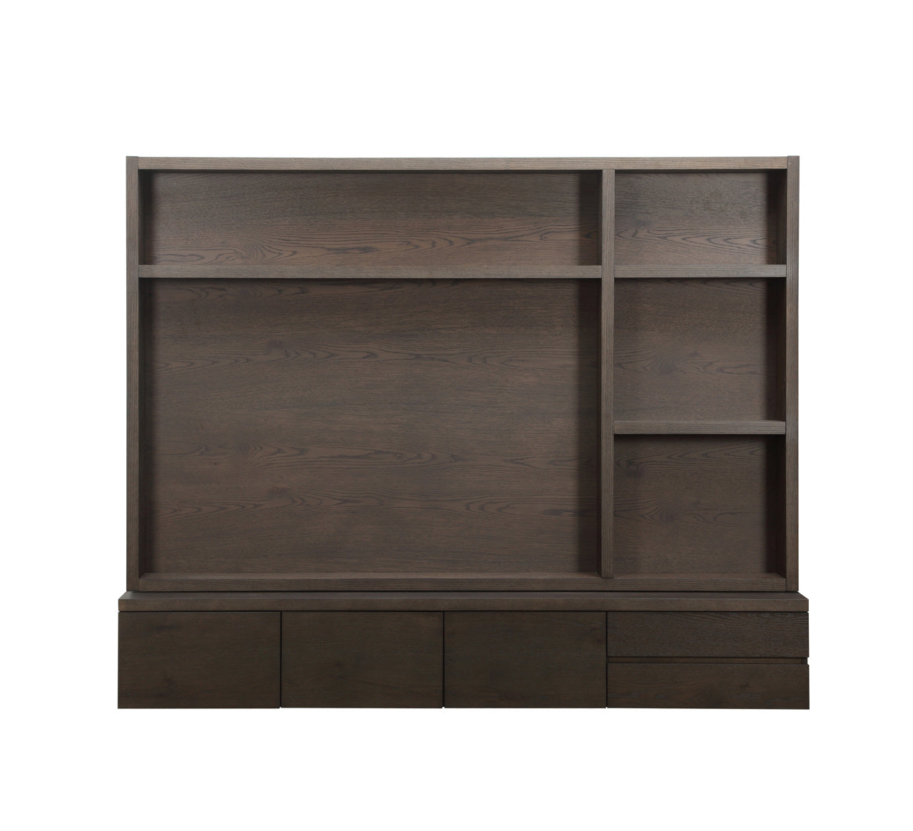 TV cabinet Lachance brown 3-doors 2-drawers