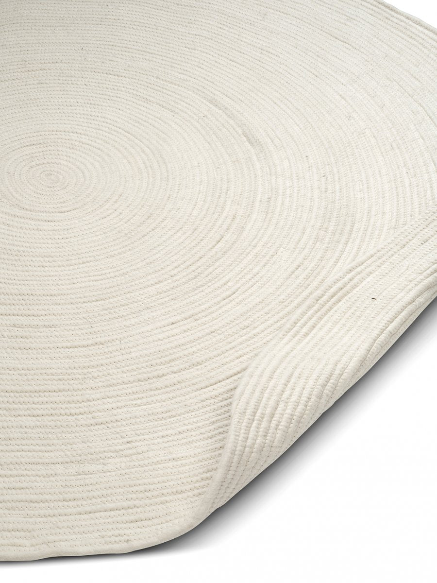 Vloerkleed Merino Rond Ø160 Wit