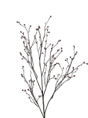 Kunsttak wood spray 100 cm with bud pink