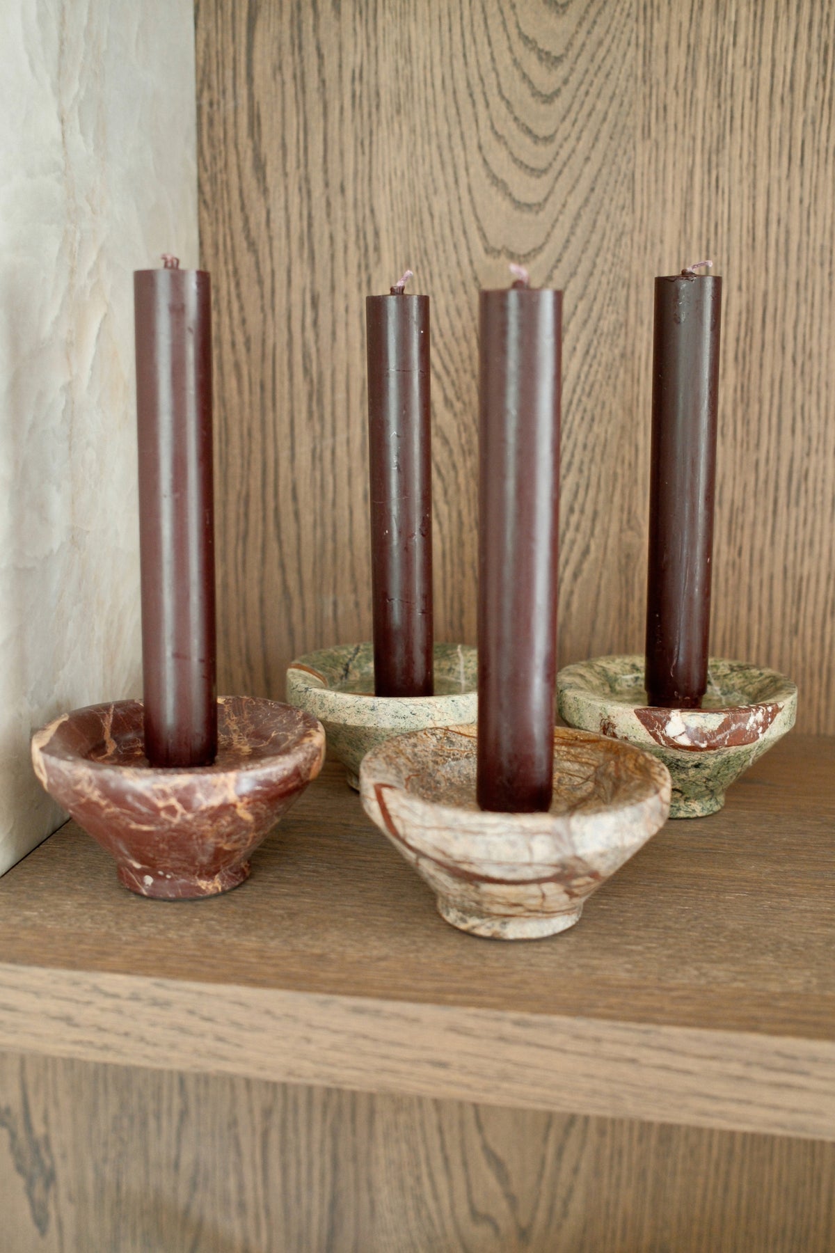 Kandelaren Sumi Small set van 4