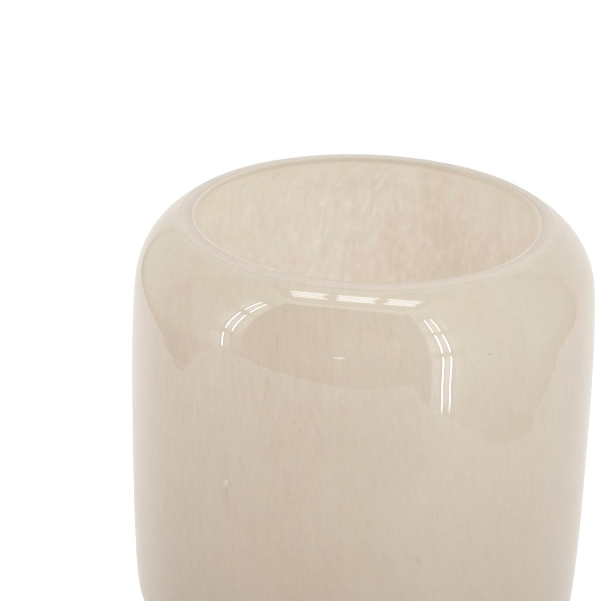 Waxinelichthouder Solenne taupe small