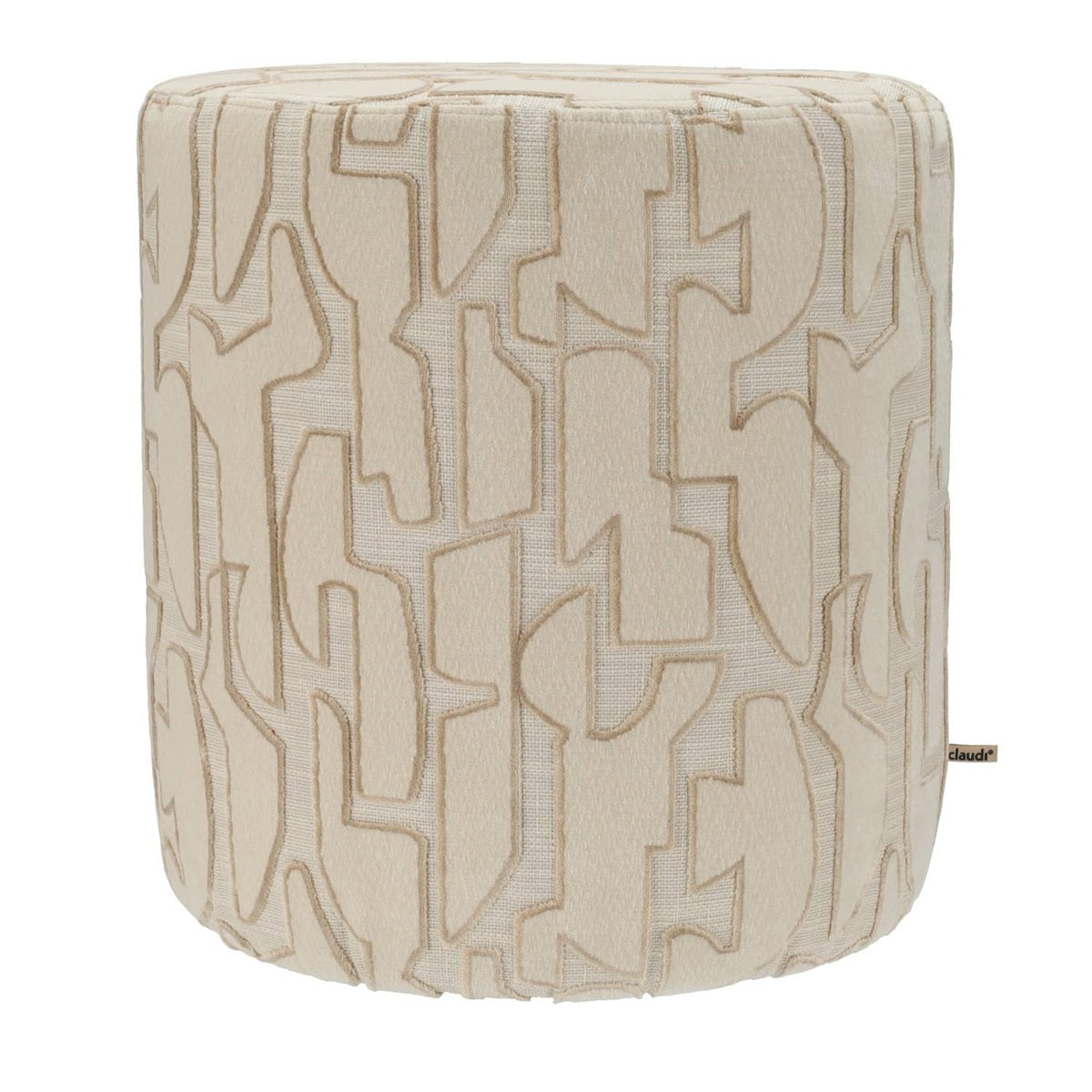 Pouf Seraq Naturel Ø42x48cm