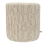 Pouf Seraq Naturel Ø42x48cm