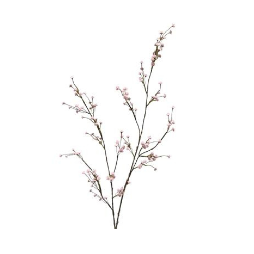 Artificial branch Plaster spray lg 115 cm pink 