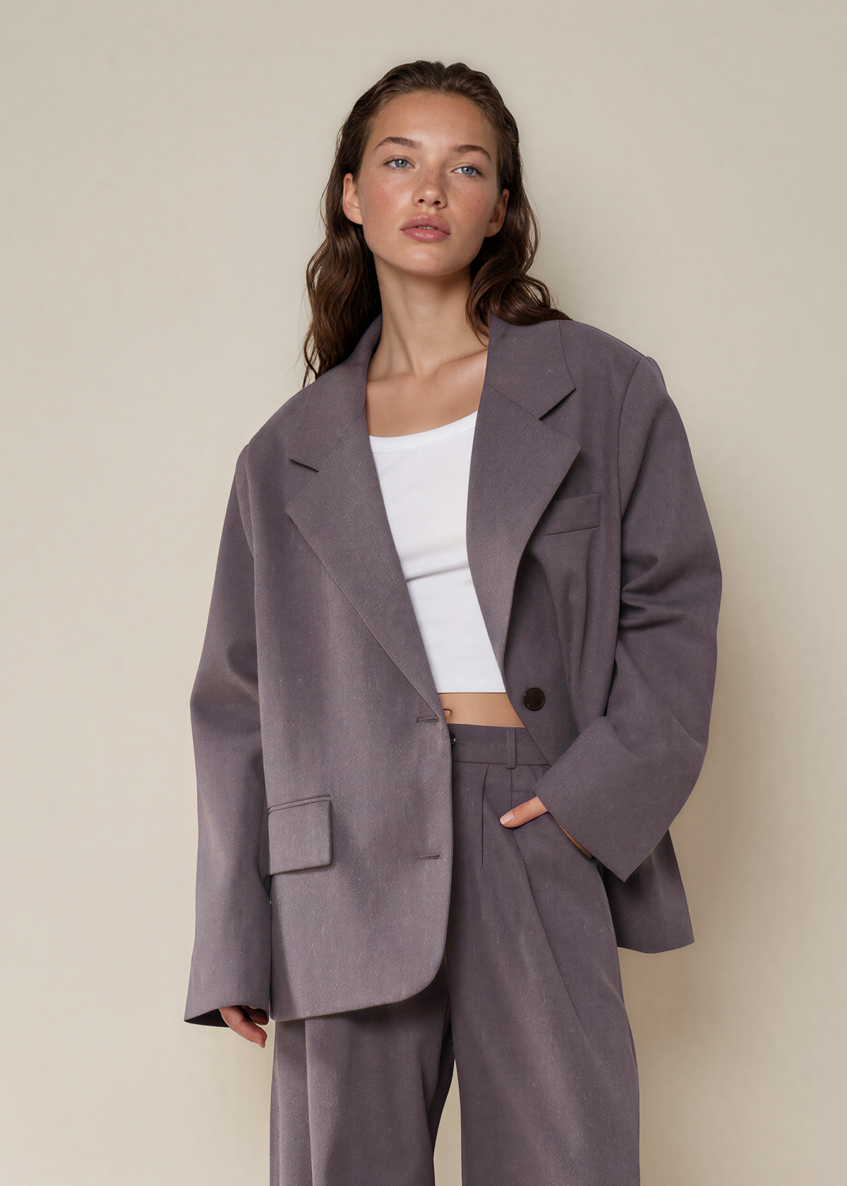 Blazer Mina Grijs