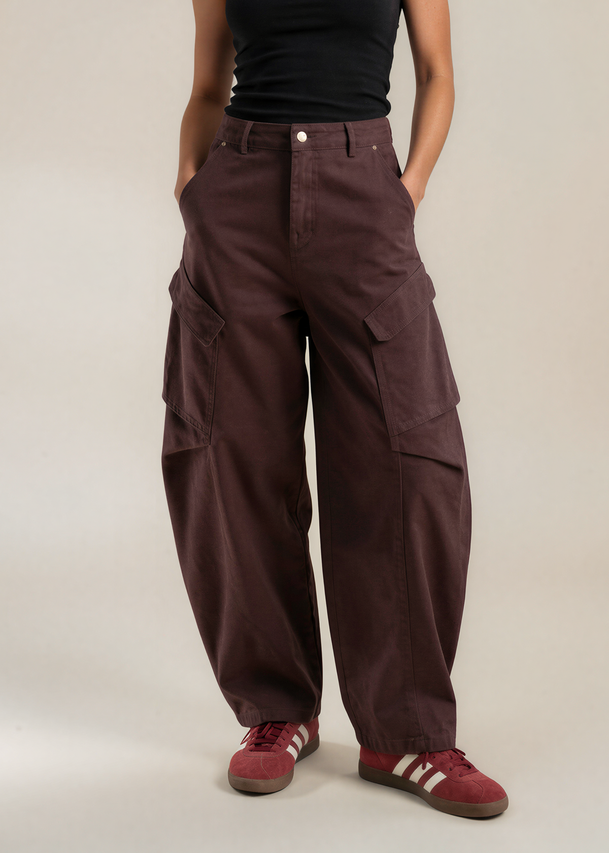 Broek Aveline Burgundy