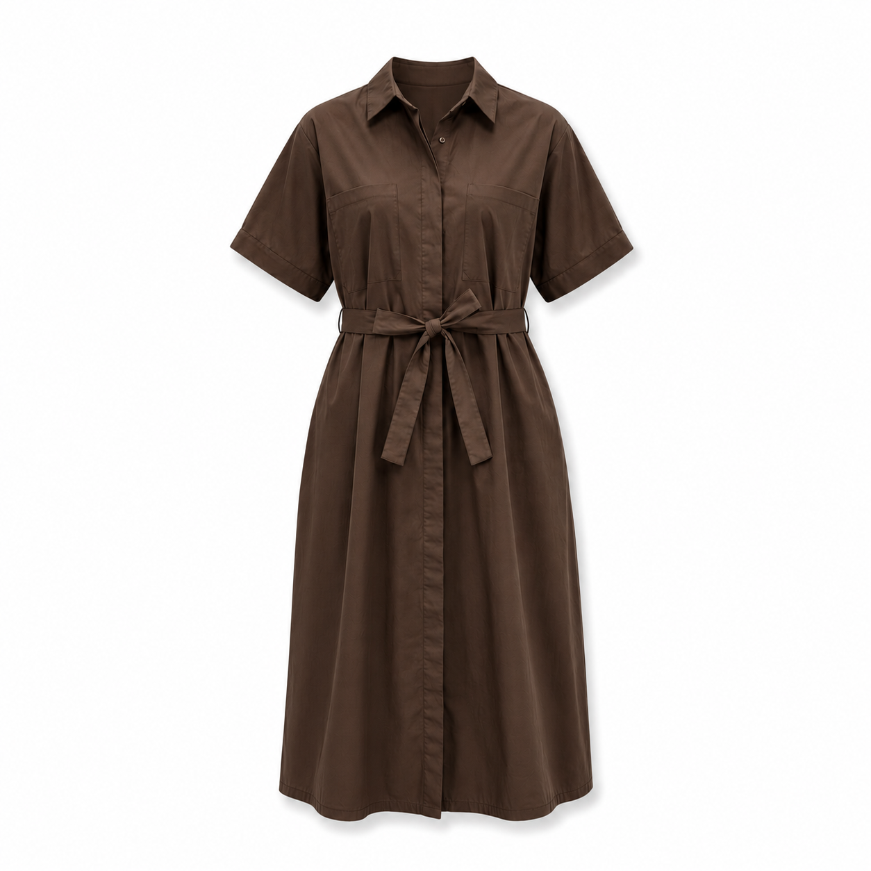 Jurk Kiara bruin
