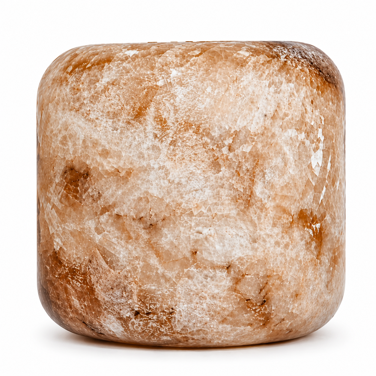 Tealight Alabaster XL Drop Brown