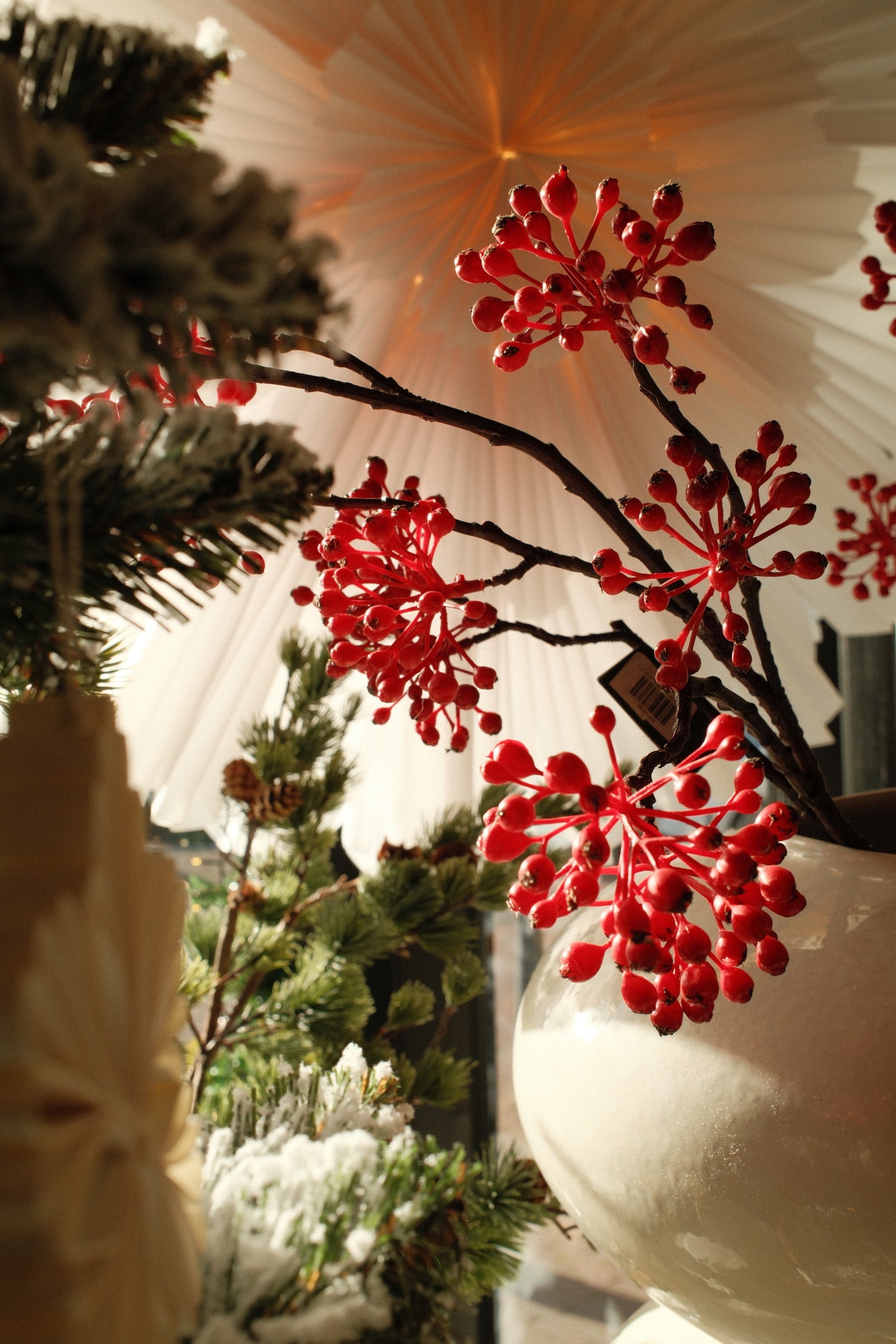 Kunsttak Bessentak Rood 82 cm