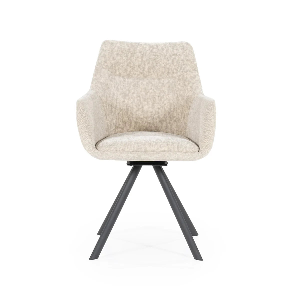 Bliss dining chair with armrest - Taupe