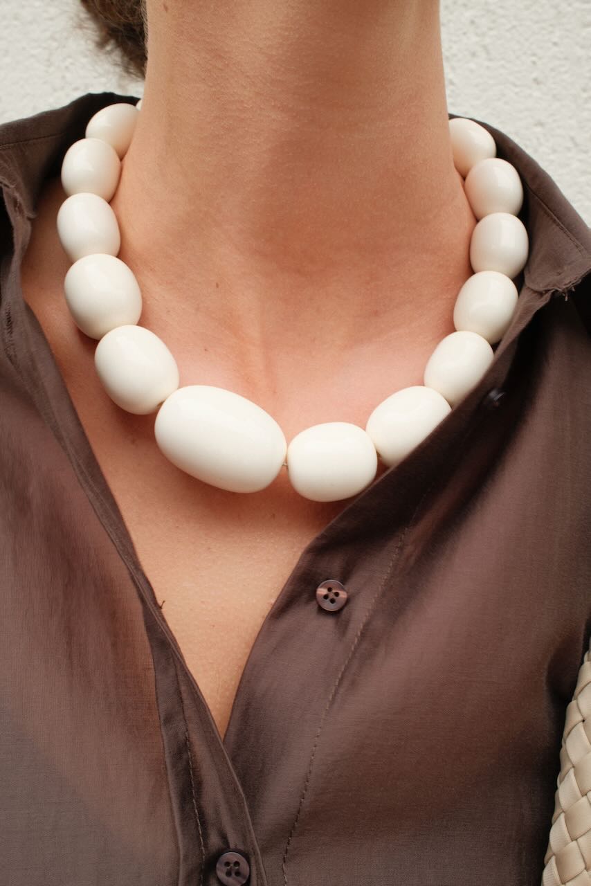 Ketting Alina wit M
