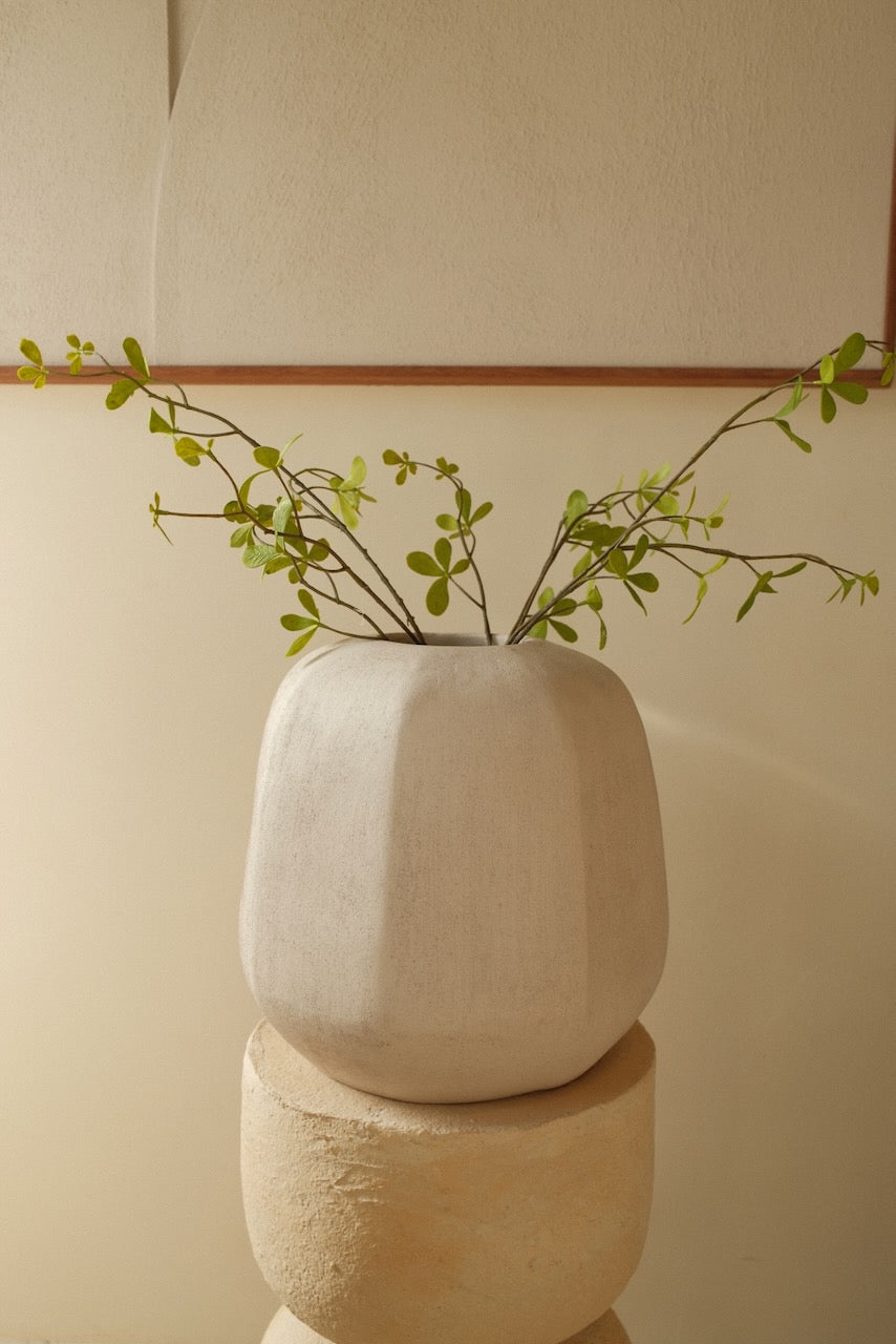 Vaas Rosal 35x30 cm Bruin