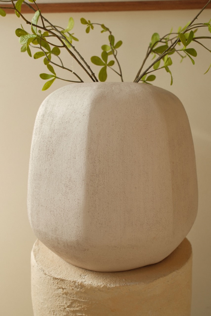 Vaas Rosal 35x30 cm Bruin